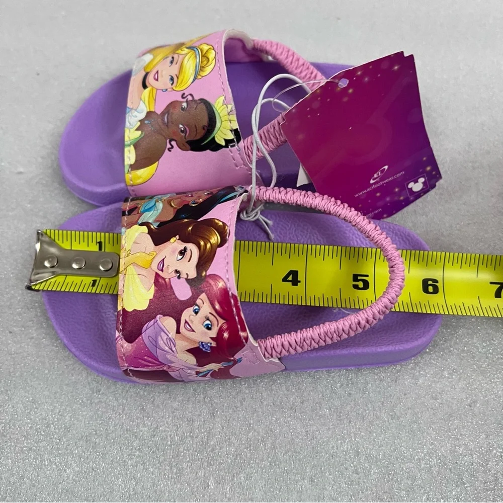 Disney Princess Slide Sandals Toddler Girls Pink size 5/6 - Picture 8 of 8